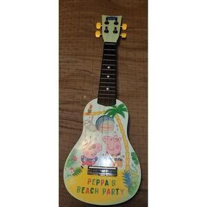 First Act Peppa Pig “Peppa’s Beach Party” Kids Ukulele – Beginner Toy Instrument